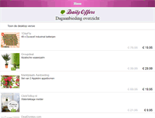 Tablet Screenshot of dailyoffers.nl